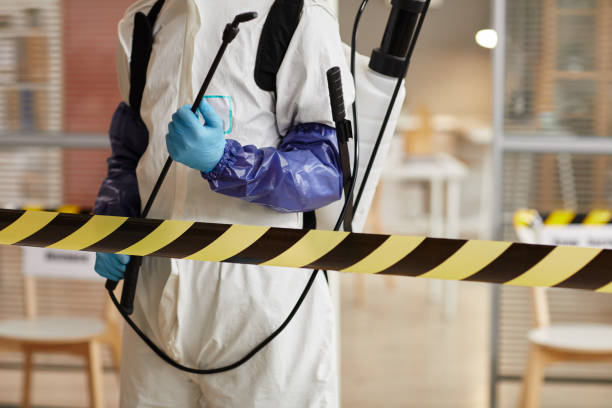 Professional Biohazard Cleanup technician working in Edison, GA